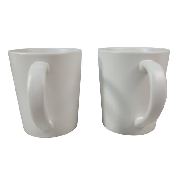 Human Touch 2 Mug Set Treat It With Love Soulmates Long Distance Romance Globe - Picture 5 of 12